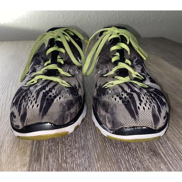 Nike Free 5.0 TR Fit 5 Women’s US Size 6.5 Running Shoes Black Volt 704695-014 - Picture 5 of 12